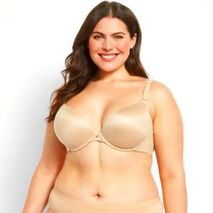 Lane Bryant Cacique Boost Plunge Invisable Backsmoother In Cafe' NWT Sz44D